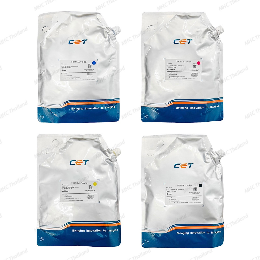 CET Chemical toner หมึกถ่ายเอกสารสี 500 กรัม แบบถุง 2270/2275/3370/3371/3373/3375 4470/4475/5570/5575