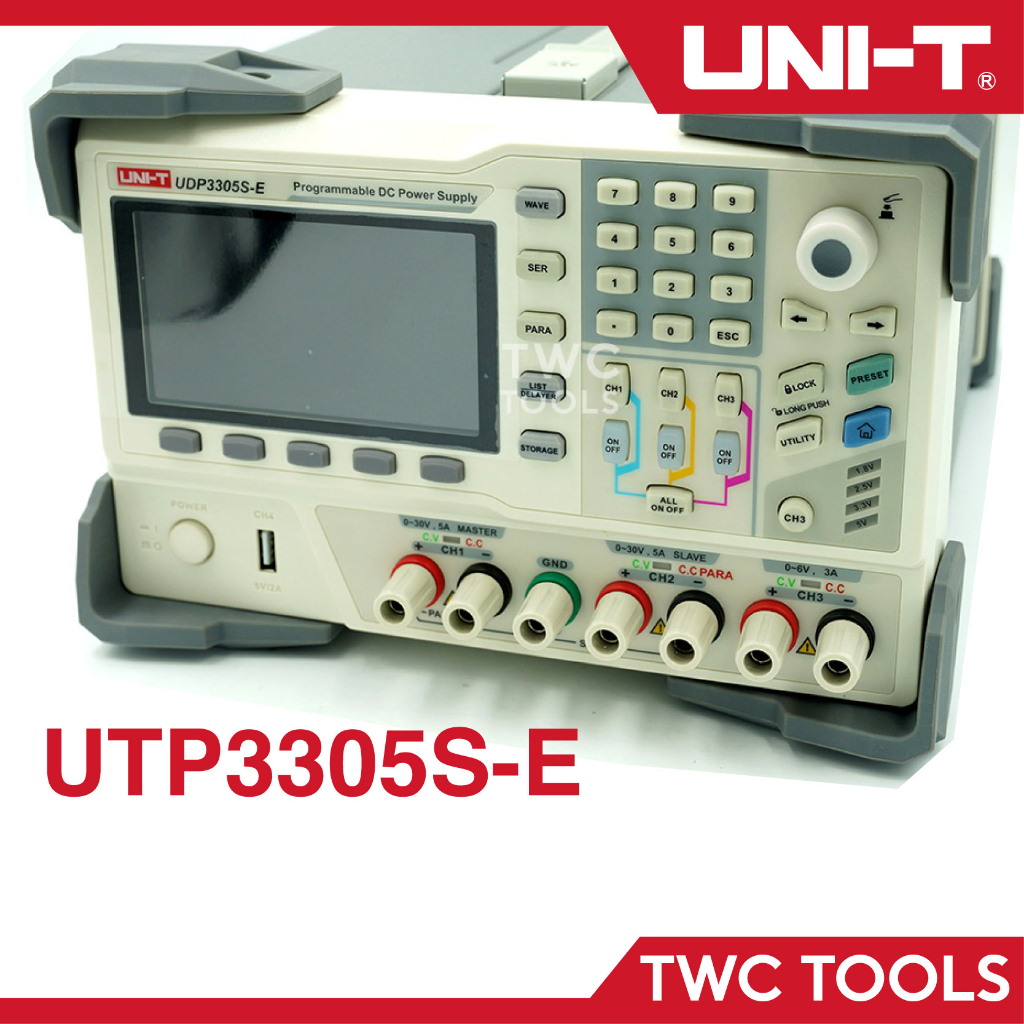 UNI-T UTP3305S-E DC Power Supply พาวเวอร์ซัพพลาย เพาเวอร์ซัพพลายดิจิตอล UNIT เครื่องควบคุมแรงดันไฟฟ้า จอLCD