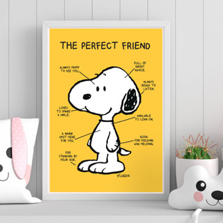 Snoopy, Charlie Brown, The Peanuts  Poster  โปสเตอร์สนูปี้ สุนัขพันธุ์บีเกิล ของชาร์ลี บราวน์ ภาพขนาด 33x48 cm