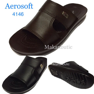 รองเท้าแตะหนัง ผู้ชาย aerosoft 38-42