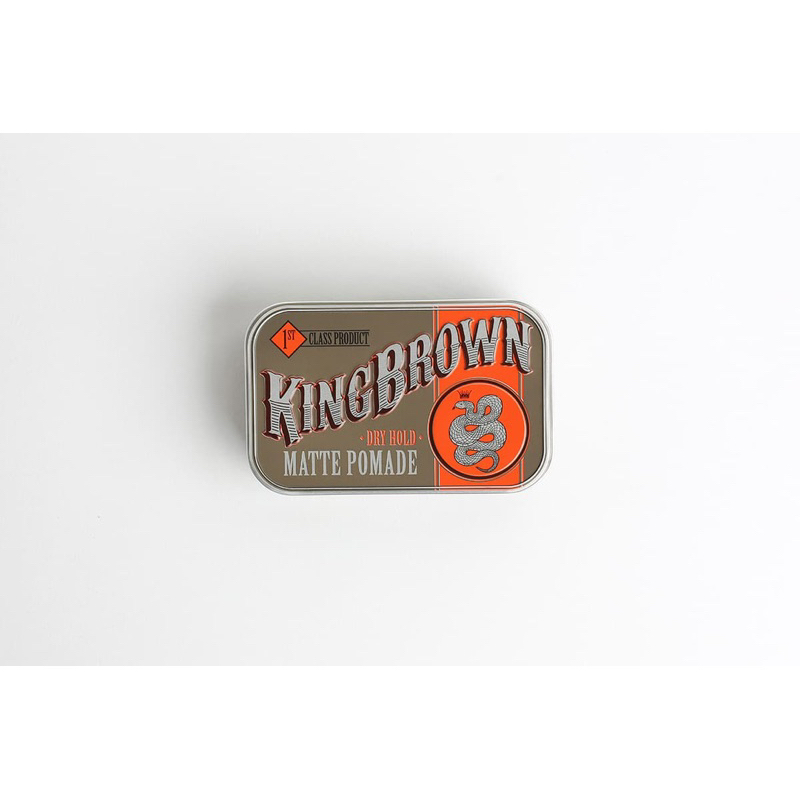 King Brown Matte Pomade 75g | โพเมดเนื้อแมตต์ DRY Hold อยู่ทรงแบบแห้ง ลุคธรรมชาติจากออสเตรเลีย ราคา ถูกที่สุด ดีลบีเคเค แกลเลอรีภาพที่ 3