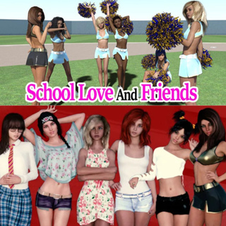 แผ่นเกมคอม PC - School Love&amp;Friend  [DVD + USB + Download] เล่นได้เลยไม่ต้องติดตั้ง