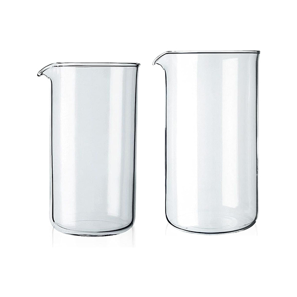 BODUM Replacement Single Part: Spare Beaker French Press for Coffee Maker Clear 350ml/ 1000ml