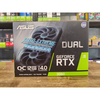 การ์ดจอมือ2 VGA  ASUS DUAL RTX3060 O12G V2 - 12GB GDDR6