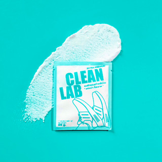 CLEANLAB ผงซักรองเท้าEXTRA PREMIUM1ซอง ไม่ต้องขัด แค่เขย่าก็สะอาด ฟรี!ถุงซักซิปลอคง น้ำยาทำความสะอาดรองเท้า รองเท้าผ้าใบ