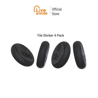 Tile Sticker 4-pack อุปกรณ์อัฉจริยะช่วยหาของ สีดำ