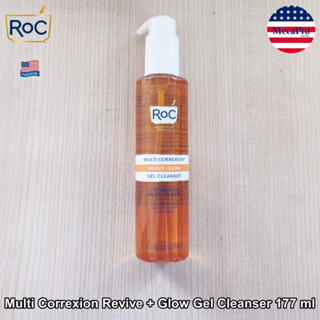 RoC® Multi Correxion Revive + Glow Gel Cleanser 177 ml  เจลทำความสะอาดผิวหน้า เจลล้างหน้า