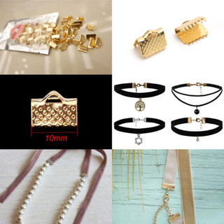 ปลายริบบิ้น ขนาด 10mm และ 5mm 100ชิ้น/แพ็ค