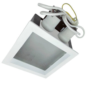 โคมไฟดาวน์ไลท์ Downlight 2xE27 dia.17*17.H.95cm., Frosted glass,White รุ่น LMDL-850-2E27-WHV1โคมเปล่า