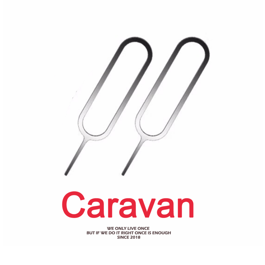 Caravan Crew 2ชิ้น ที่จิ้มซิม ที่จิ้มซิมมือถือ เข็มจิ้มซิมมือถือ เข็มจิ้มซิม เข็ม Sim card needle