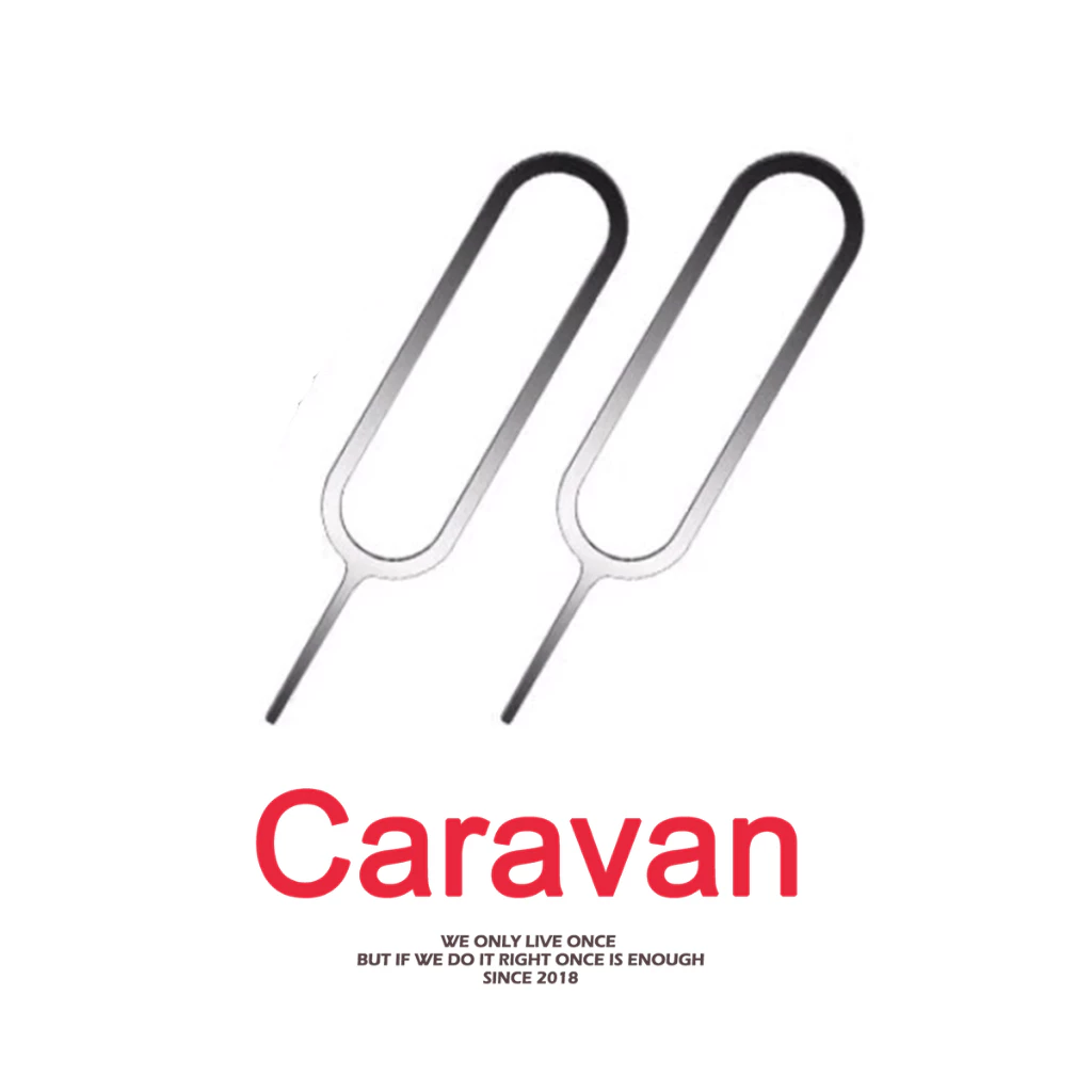 Caravan Crew 2ชิ้น ที่จิ้มซิม ที่จิ้มซิมมือถือ เข็มจิ้มซิมมือถือ เข็มจิ้มซิม เข็ม Sim card needle