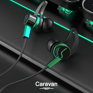 Caravan Crew Earphone หูฟัง เกมมิ่ง หูฟังเบสหนัก 3.5MM