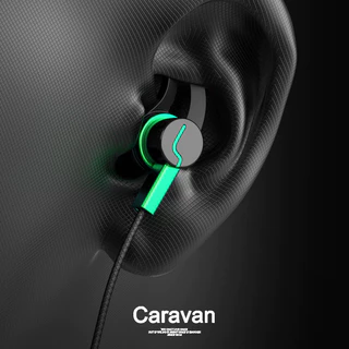 Caravan Crew Earphone หูฟัง เกมมิ่ง หูฟังเบสหนัก 3.5MM
