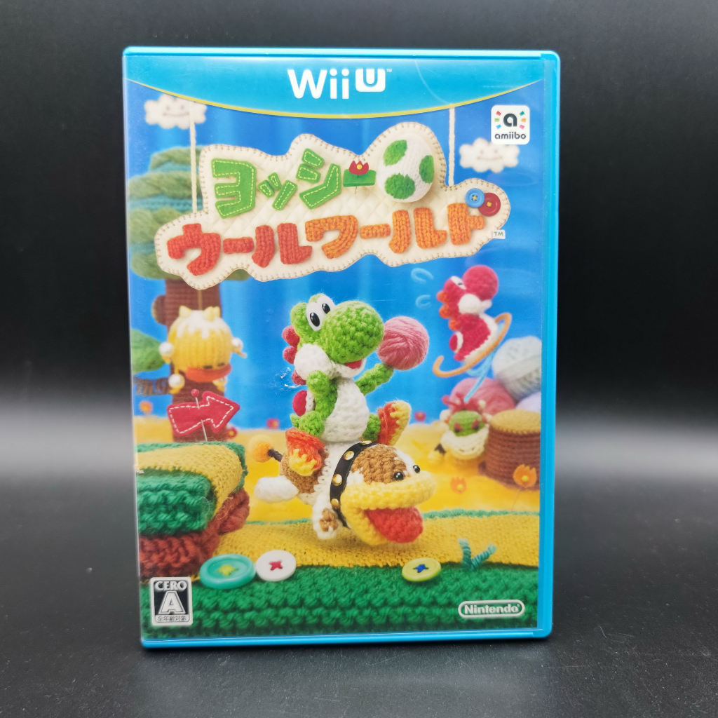 Yoshi's Woolly World ของแท้ Nintendo Wii U แผ่น A กล่อง B คู่มือ A