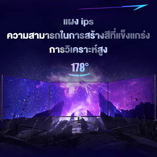 27 นิ้ว จอคอมพิวเตอร์ 165hz จอคอม monitor 24 นิ้ว จอคอมพิวเตอร์ 2K จอโค้ง IPS 1MS เต็มจอไร้ขอบ LED