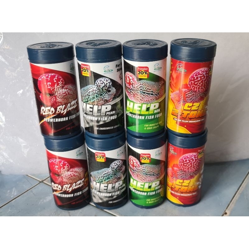 Red Blaze×3>Help Kok>Help Pearl>cz 2-Toneเร่งแดงเร่งมุกเร่งหัวเร่งสีเหลืองส้มให้ปลาหมอสี
