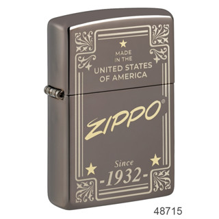 Zippo 48715 Zippo Framed Design ของแท้ Made in USA