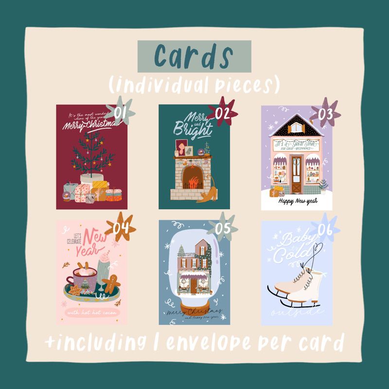 heartmepeach ♡ CHRISTMAS CARDS ♡ VOL01