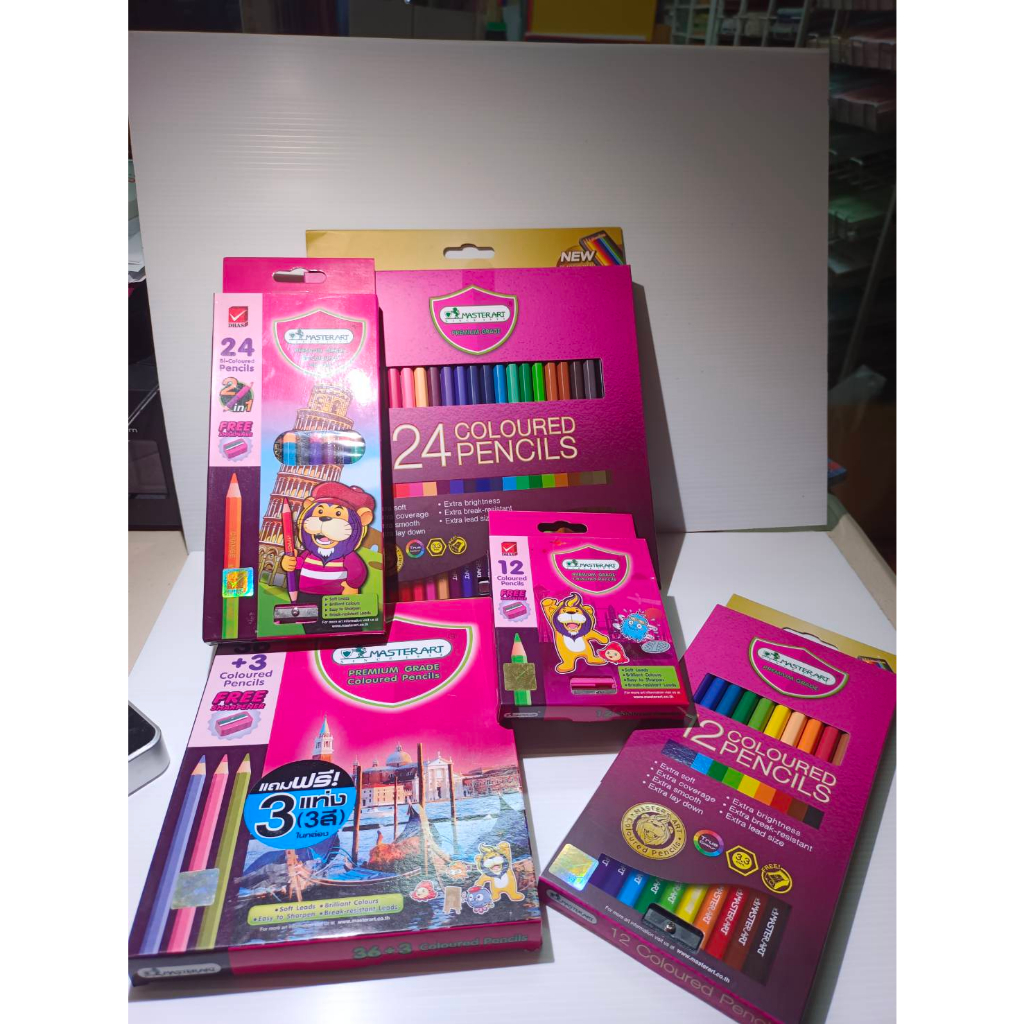 สีไม้ มาสเตอร์อาร์ต Master Art 12 สี/24 สี/36 สี