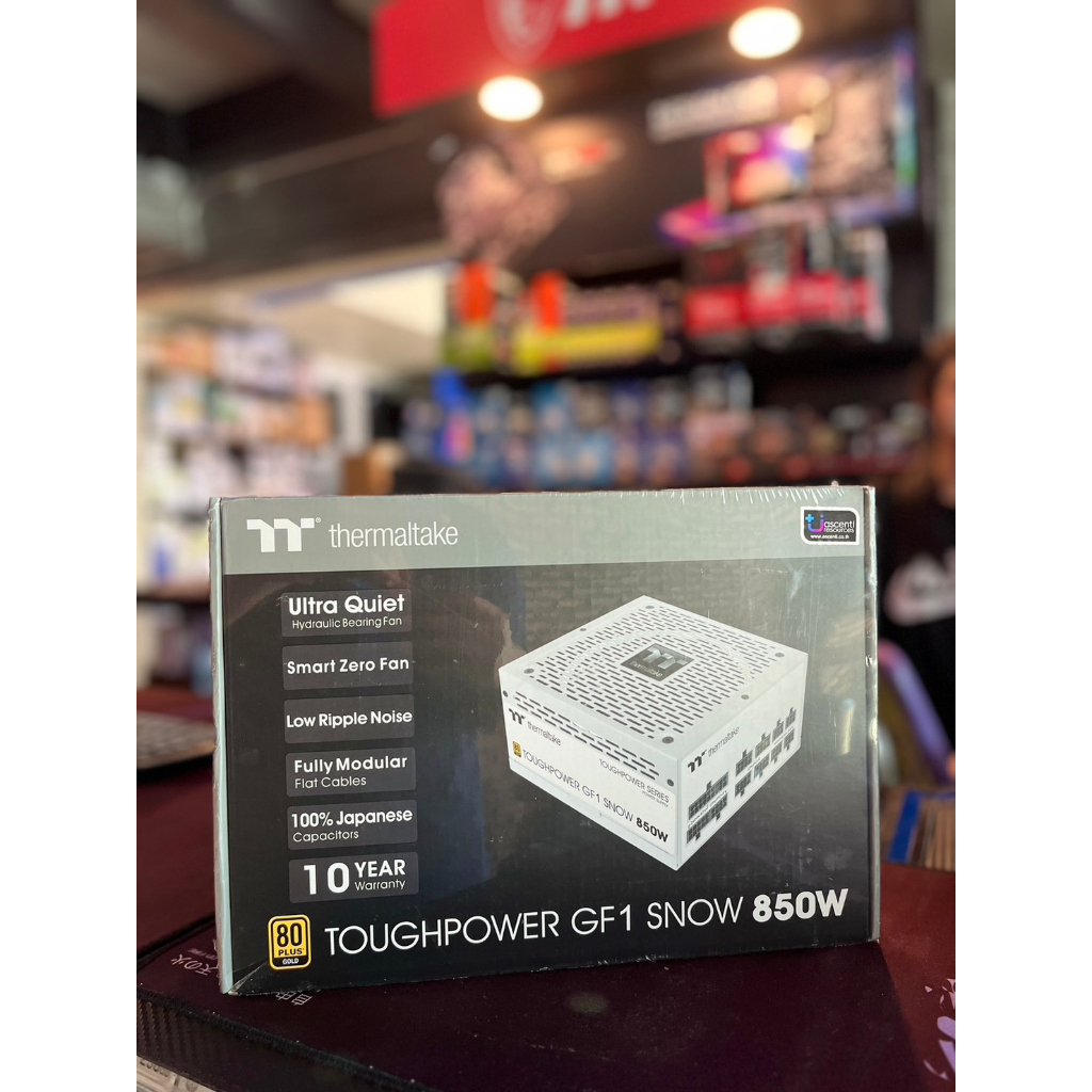 PSU (80+ Gold) 850w. THERMALTAKE Toughpower GF1 Snow