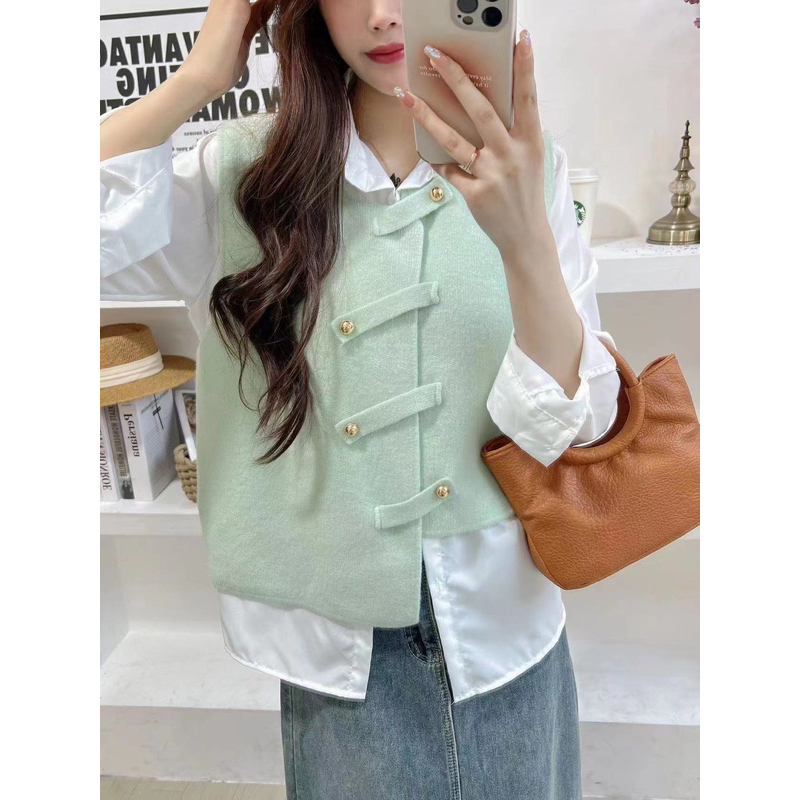 #เสื้อกั๊กไหมพรม
#เสื้อกั๊กไหมพรมโอเวอร์ไซส์
#เสื้อกั๊กฟรีไซส์
#เสื้อคลุมไหมพรมทรงหลวม
#เสื้อกั๊กสไตล์เกาหลี
