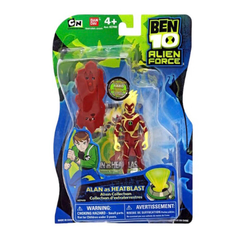 Ben 10 Alien Force Alien Collection Alan as Heatblast Action Figure