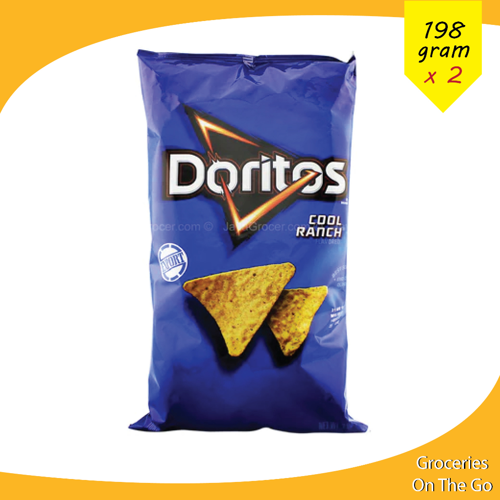 Doritos Cool Ranch Tortilla Chips 198.4g DORITOS Twin Pack