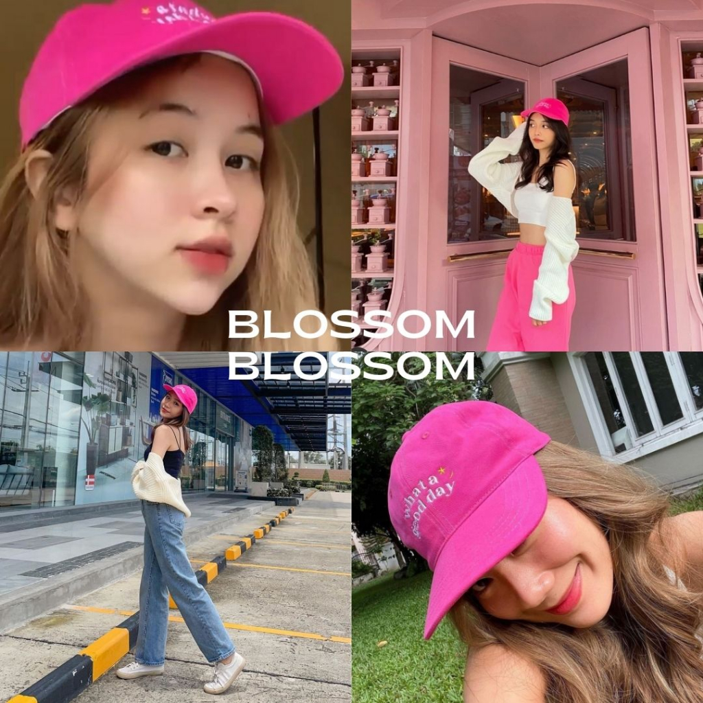 หมวกแก๊ป what a good day in 02 BLOSSOM by asissy.club