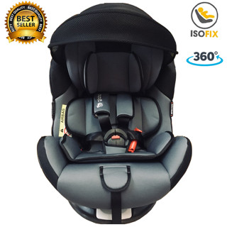 GLOBAL KIDS แรกเกิด ถึง 10 ขวบ (พร้อม GIFT SET พิเศษ) หมุนอิสระ 360 &amp; ISOFIX มาตรฐานความปลอดภัยแห่งยุโรป