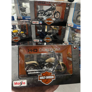 โมเดลรถมอเตอร์ไซค์HARLEY-DAVIDSON / Big bike สเกล1:18 รายละเอียดสวยเป็นงานพลาสติกและเป็นงานโมเดลสำหรับตั้งโชว์