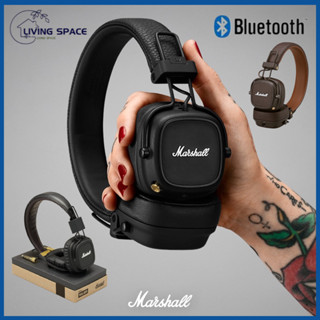 ★COD★ Marshall บลูทูธ หูฟังไร้สายบลูทูธและรุ่นเสียบสาย หูฟังเบสหนัก พับเก็บได้ หูฟังบลูทูธไร้สาย เสียงดี Bluetooth