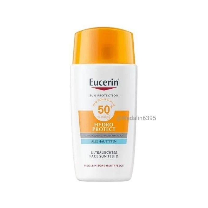 กันแดด เนื้อฟลูอิด บางเบา | Eucerin Sun Hydro Protect Ultra Light Fluid SPF50+ (50ml) | แพ็คเกจยุโรป | ยูเซอริน |