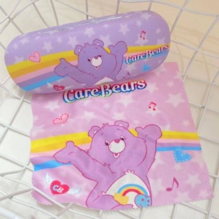 กล่องแว่นพร้อมผ้าเช็ดแว่น ลายแคร์แบร์ Carebears