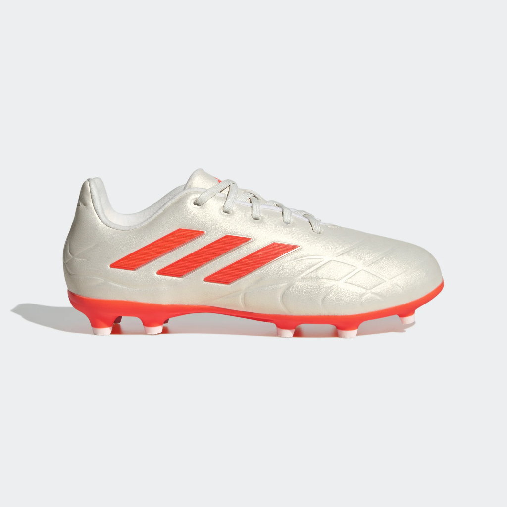 Adidas รองเท้าฟุตบอลเด็ก / สตั๊ด Copa Pure.3 FG | Off White/Team Solar Orange/Off White ( HQ8944 )