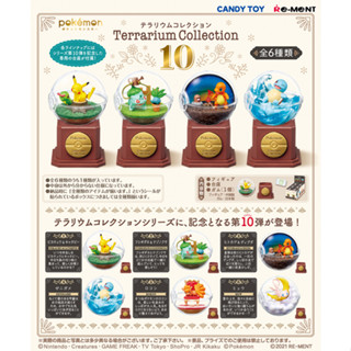 Re-ment  Pokemon Terrarium Collection 10  รีเม้นท์ ของสะสมจิ๋ว สุดน่ารักจากญี่ปุ่น  การ์ตูนโปเกมอน งานสะสมของแท้