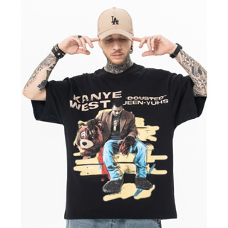 Spenzer.street | 🖤 Kanye west doubted เสื้อโอเวอร์ไซส์ เสื้อผ้าสตรีท เสื้อเกาหลี เสื้อy2k ทราวิส 2pac ฮิต 2023 มาใหม่