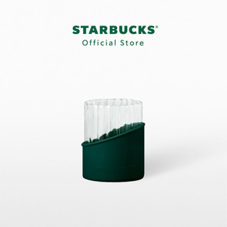 Starbucks Silicone Sleeve New Greens Glass 12oz. แก้วน้ำสตาร์บัคส์ ขนาด 12ออนซ์ A11143086