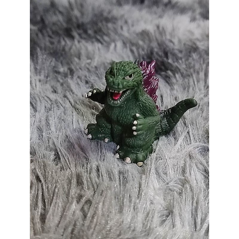 หายาก 🔥 Japanese version of millennium Godzilla 2000 🔥 สวมนิ้ว ก็อตซิลล่า คลีบสีม่วง สวยมาก เท่ห์มาก