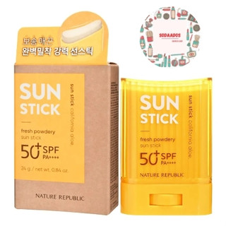 Nature Republic - California Aloe Fresh Powdery Sun Stick 24g / Sun Lotion 250ml / Sun Block 57ml