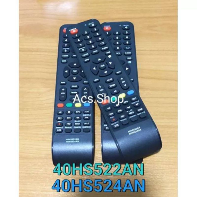 🛒พร้อมส่ง🛒 รีโมททีวี LCD/LED  รุ่น 40HS522AN / 40HS524AN