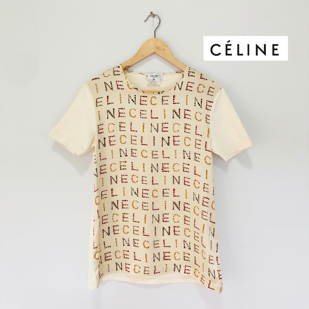 Vintage Celine tee shirt เสื้อยืด