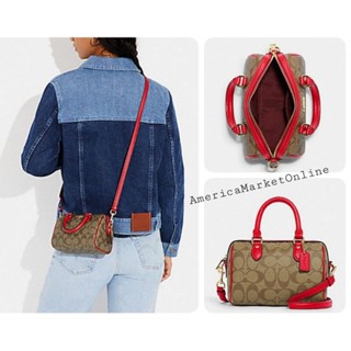 กระเป๋าหนัง COACH/ MINI ROWAN CROSSBODY IN SIGNATURE CANVAS (COACH CH469)