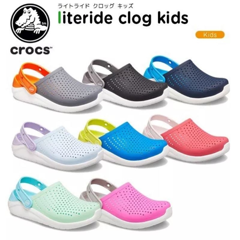 รองเท้าเด็ก Crocs LiteRide Clog Kids ถูกกว่า Shop พร้อมส่ง ✨สินค้าขายดี✨