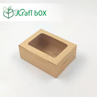 กล่องบราวนี่ กล่องขนม มีหน้าต่าง มี 3 ขนาด (20 ใบ/แพค)