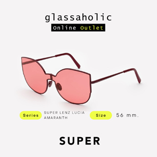 [ลดแรง] แว่นกันแดด SUPER by RETROSUPERFUTURE รุ่น SUPER LENZ LUCIA AMARANTH ทรงCat Eye ดีไซน์แฟชั่นยุคใหม่