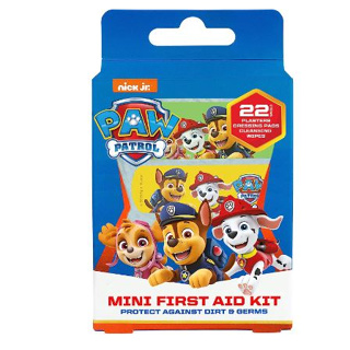 พลาสเตอร์ปิดแผล Paw Patrol Childrens Plaster First Aid Kit , 22 count