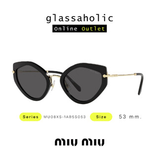 [ลดกระหน่ำ] แว่นกันแดด Miu Miu รุ่น MU08XS ทรง Cat Eye แฟชั่นพิเศษ