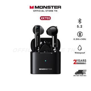 Monster XKT03 หูฟังบลูทูธไร้สาย กันน้ํา คุณภาพเสียง HIFI 5.2 สําหรับเล่นกีฬา