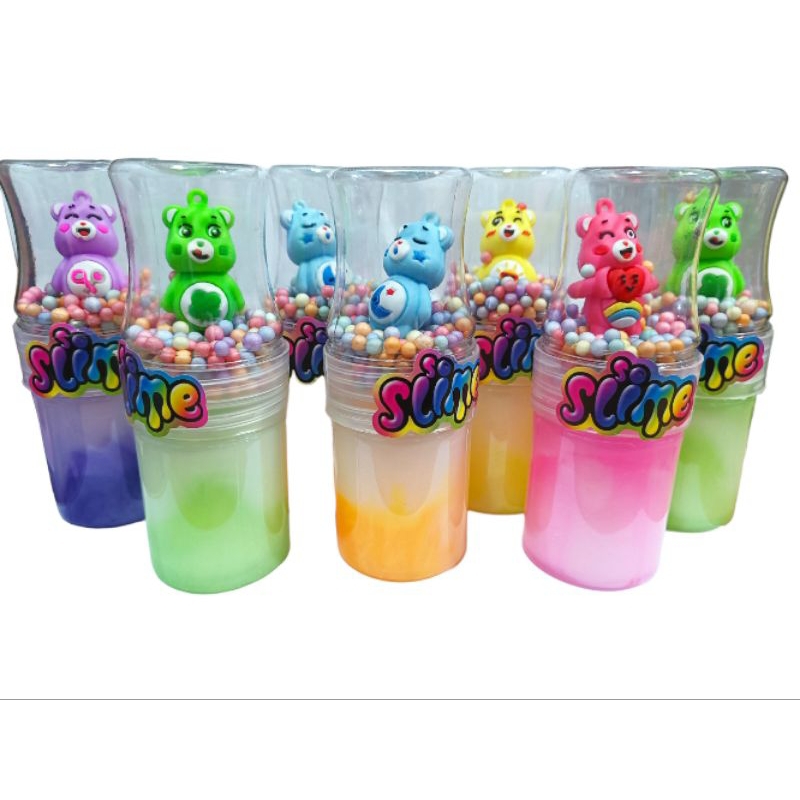 สไลม์แคร์แบร์ น่ารักสุดๆ เปิดได้2ด้าน(สุ่มสี)