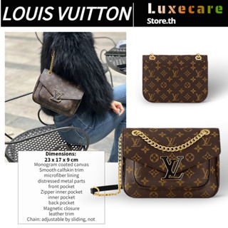 หลุยส์ วิตตอง👜Louis Vuitton PASSY Women/Shoulder Bag กระเป๋าหลุยส์วิตตอง/กระเป๋าโซ่/กระเป๋าใต้วงแขน